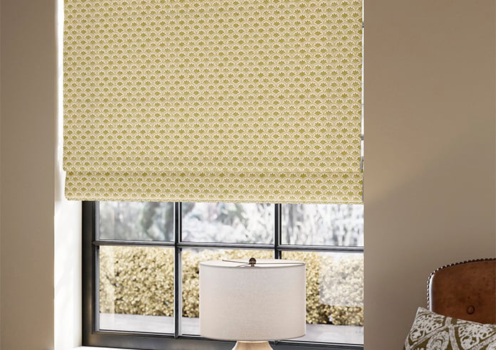 Land & Shore Dawn, Ochre - Twist&Fit Roman Blind - Image 5